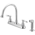 Boston Harbor Boston Harbor F8210001CP Kitchen Faucet, 4-Faucet Hole, Chrome F8210001CP